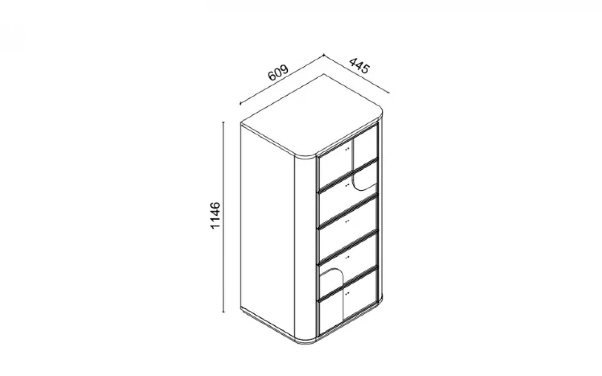 Oasis High Dresser