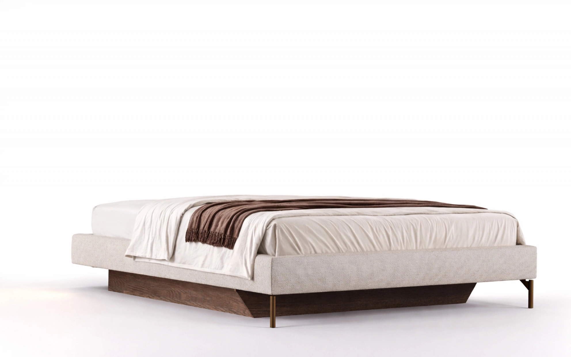 Palma Bed Frame with Storage Case - 160 Cm