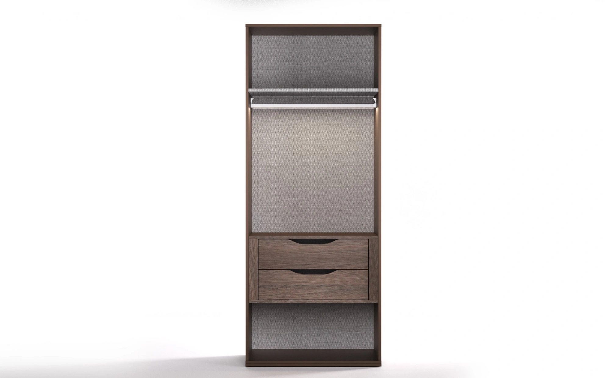 Palma İkili Dolap Gövdesi Çekmeceli