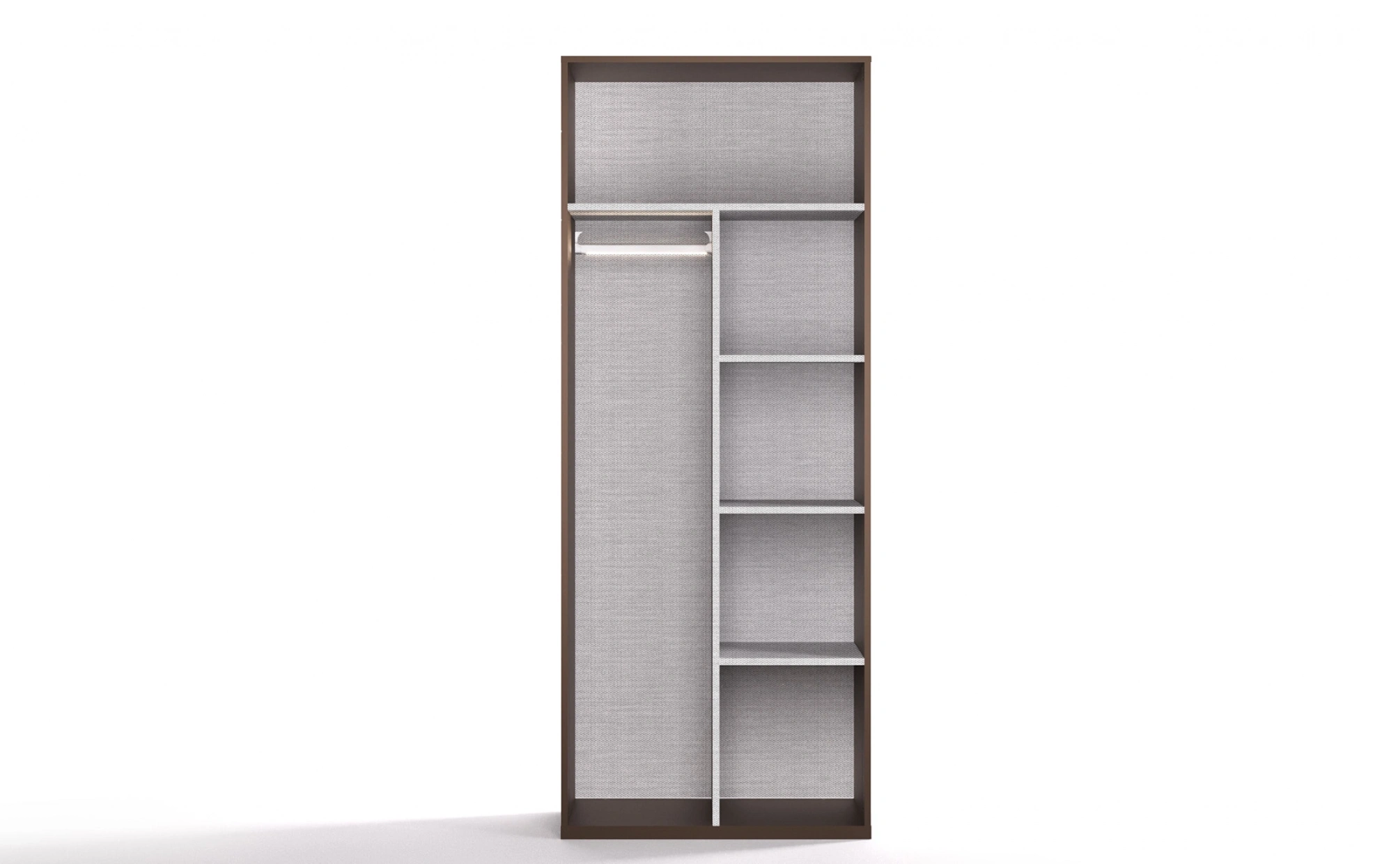 Palma İkili Dolap Gövdesi Raflı