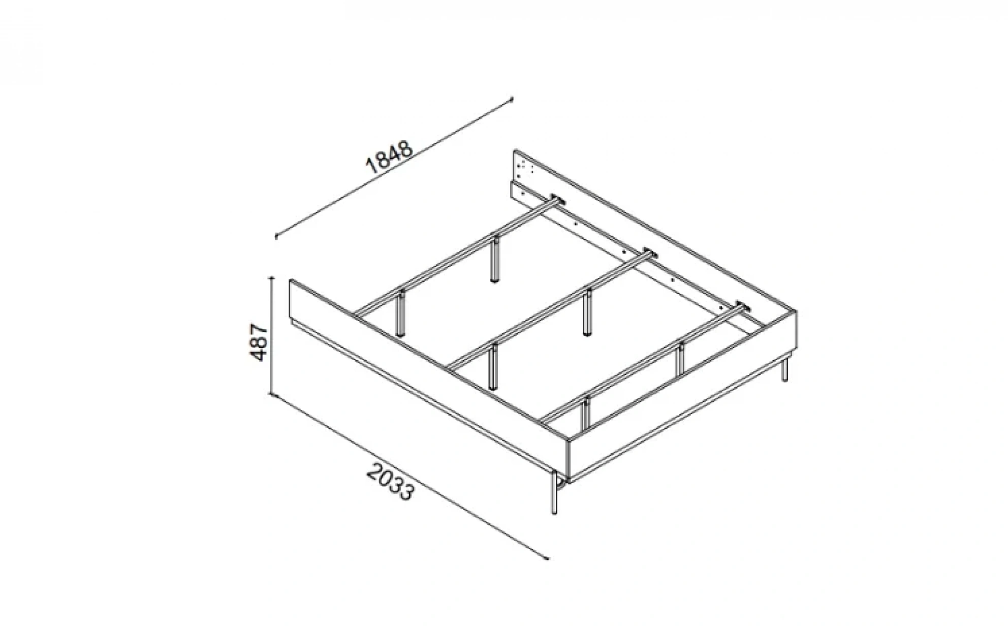 Sepia Karyola Kasa - 180 Cm