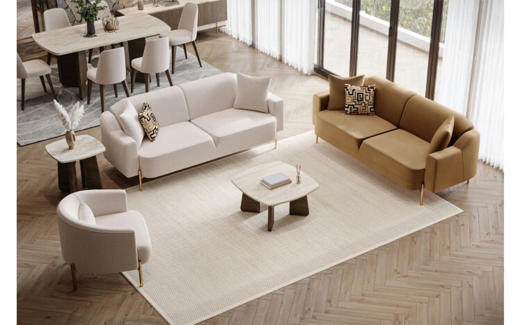 Sepia Koltuk Takımı