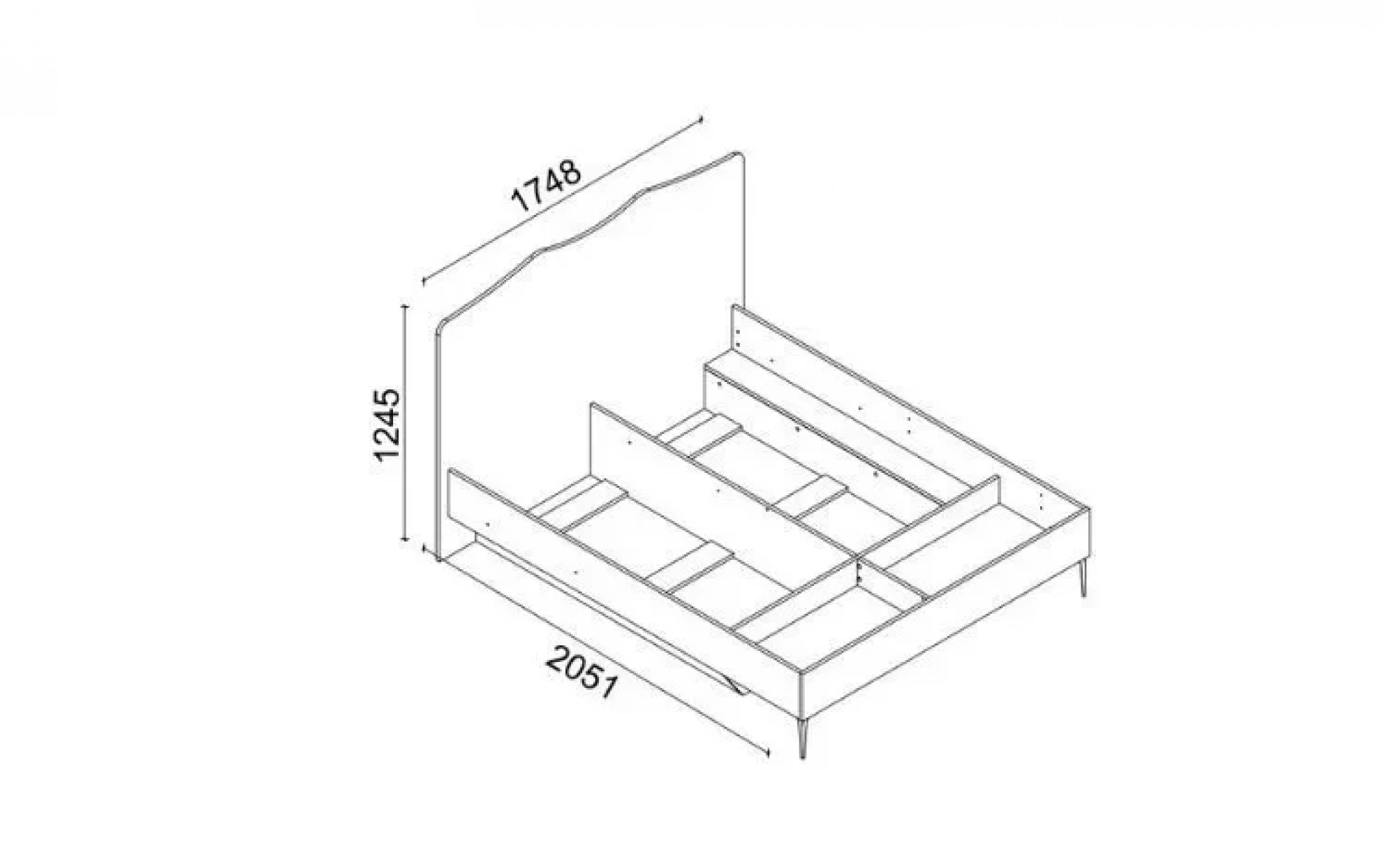 Vegas Bazalı Karyola - 160 Cm