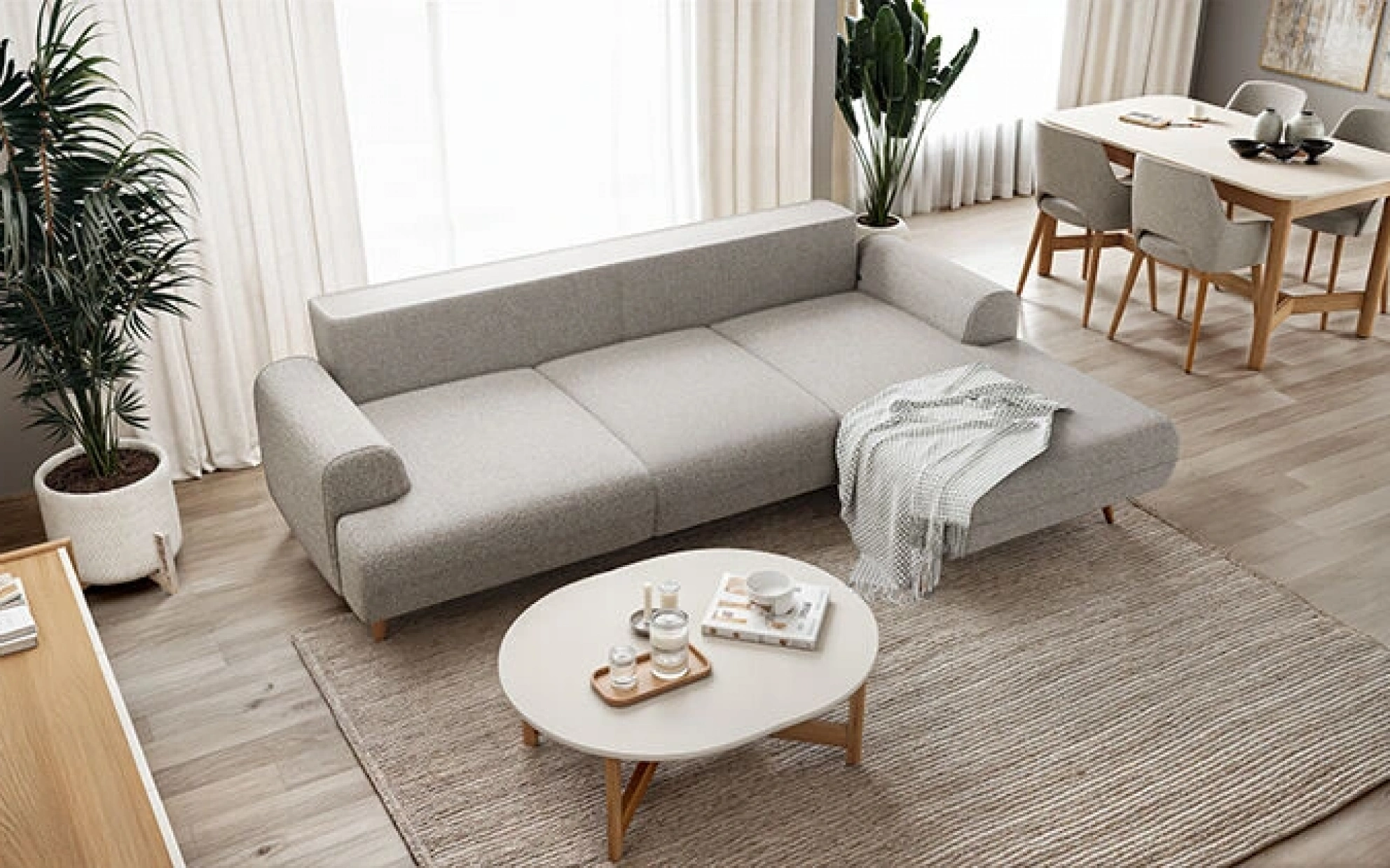 Violet Sol Köşe Koltuk