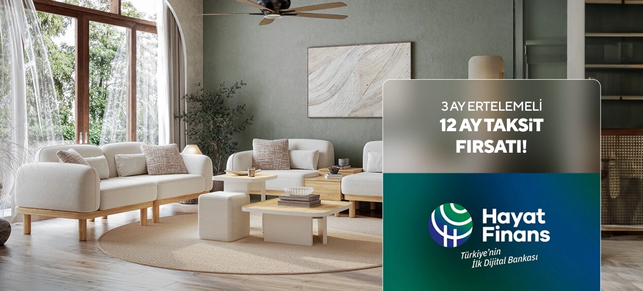 3 Ay Ertelemeli 12 Taksit!
