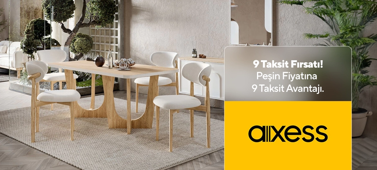 Axess'e Özel 9 Taksit!
