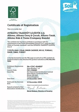 FSC Certificate Eurasia Contract Logistics Inc.