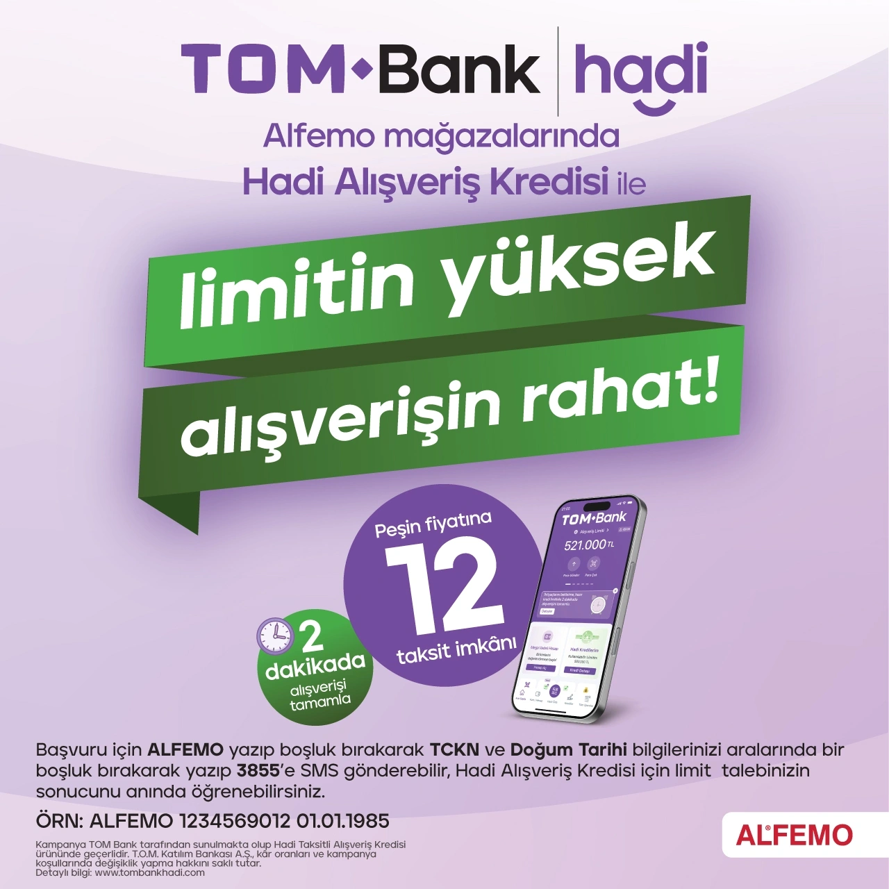 Tom Bank Hadinin Hesaplı Kampanyası