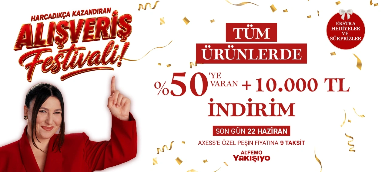Alışveriş Festivali Başladı!