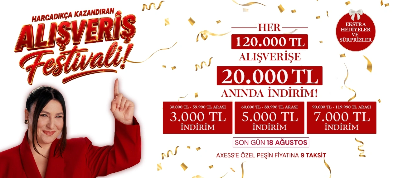 Harcadıkça Kazandıran Alışveriş Festivali Alfemo'da!