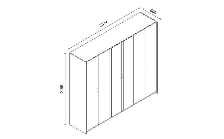 Hill 6 Kapaklı Dolap
