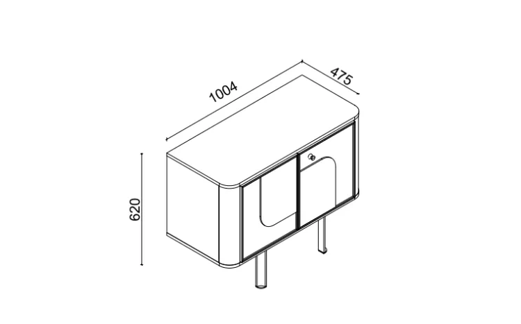 Oasis Tv Alt Ünite - 100 Cm