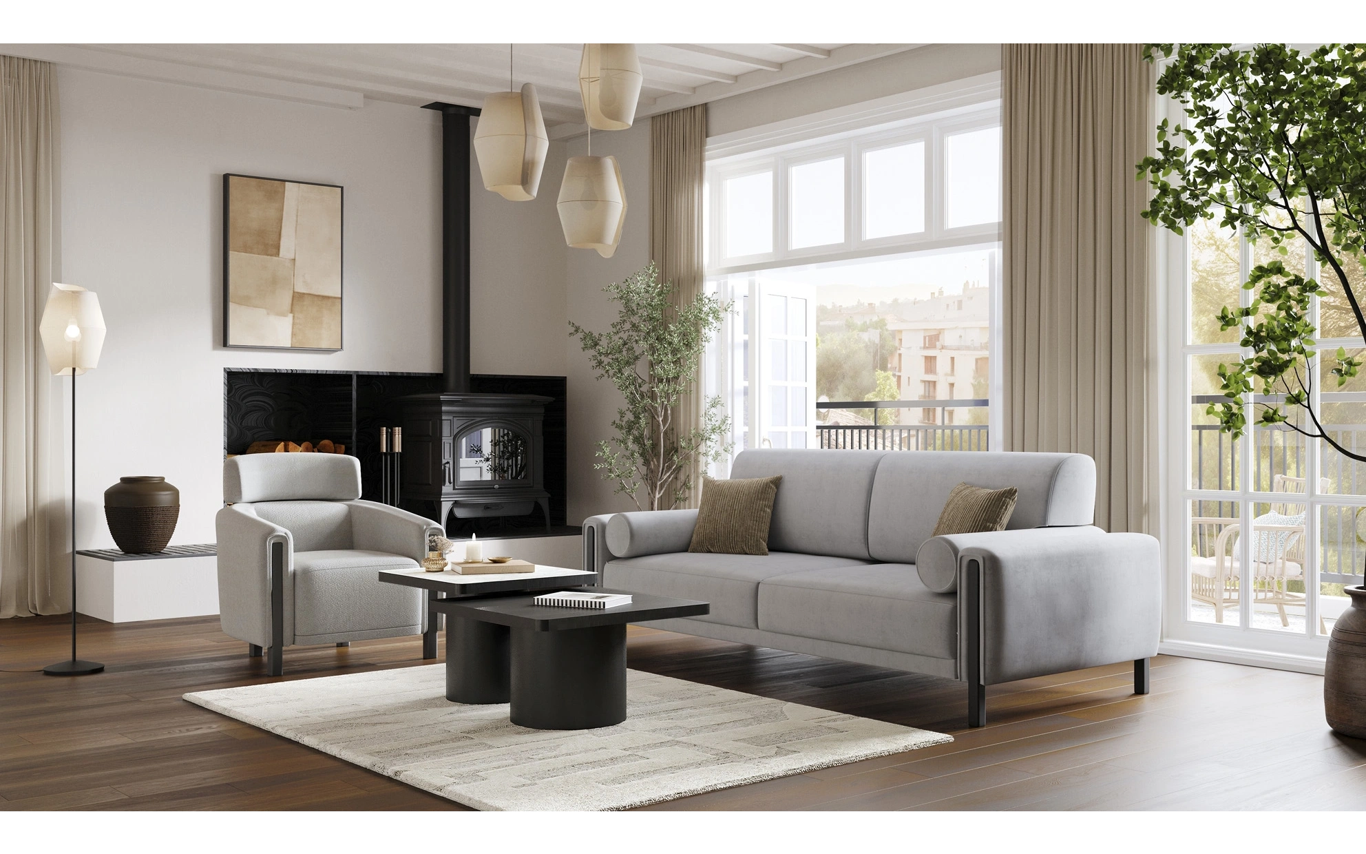 Nill Sofa Set