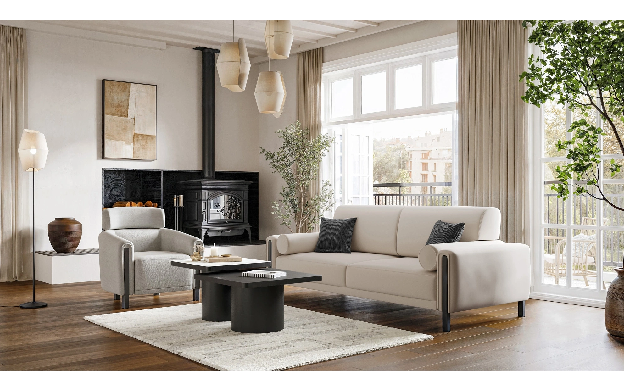 Nill Sofa Set