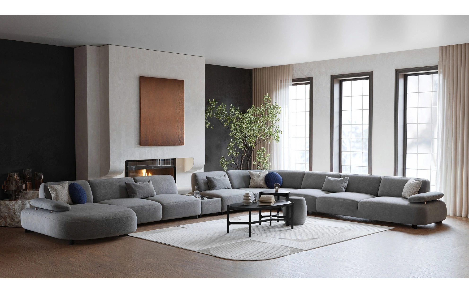 Maya Corner Sofa Set