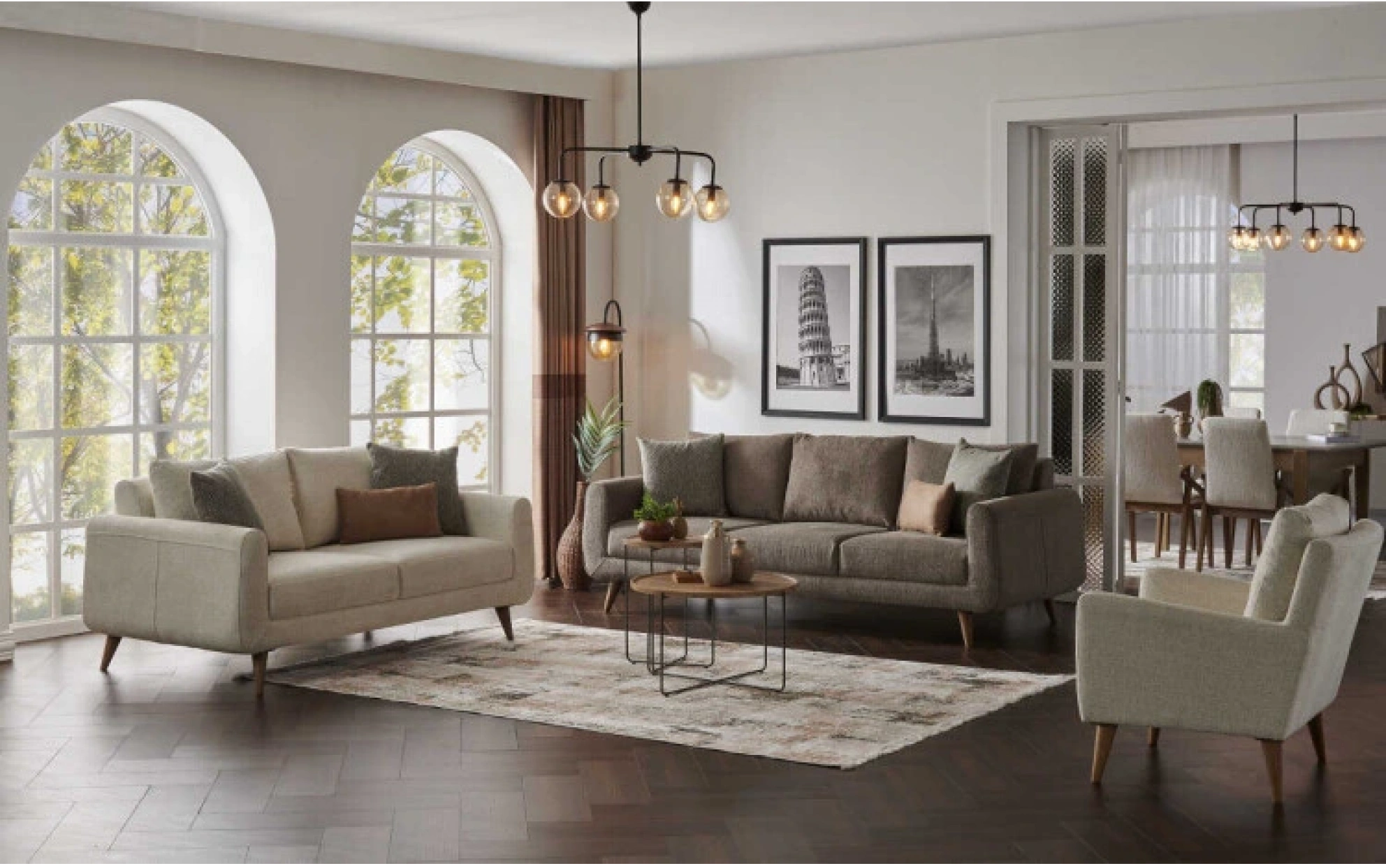 Amber Sofa Set