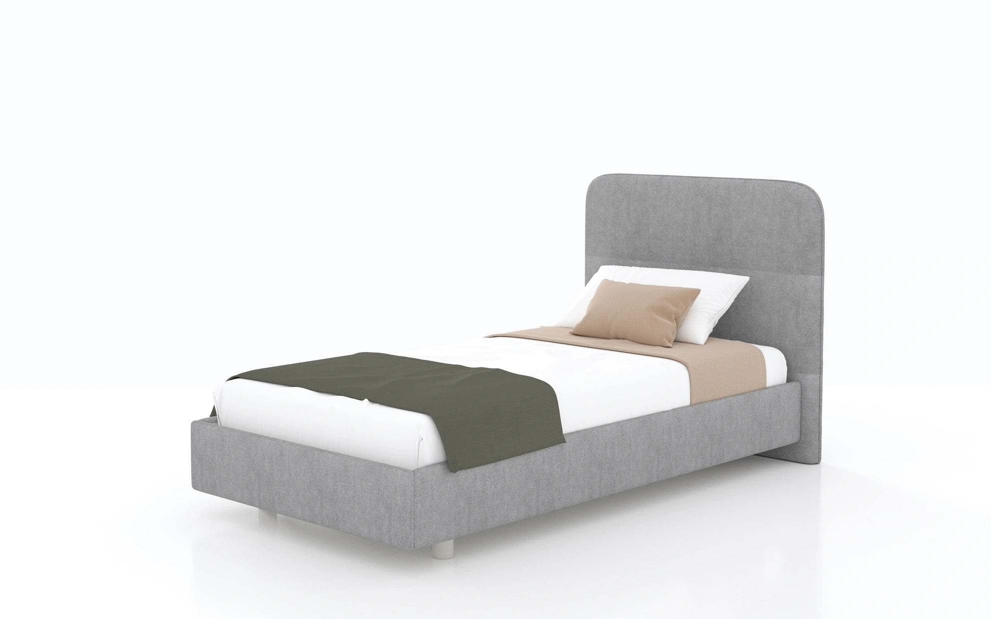 Hedra Headless Storage Bed - 120 Cm