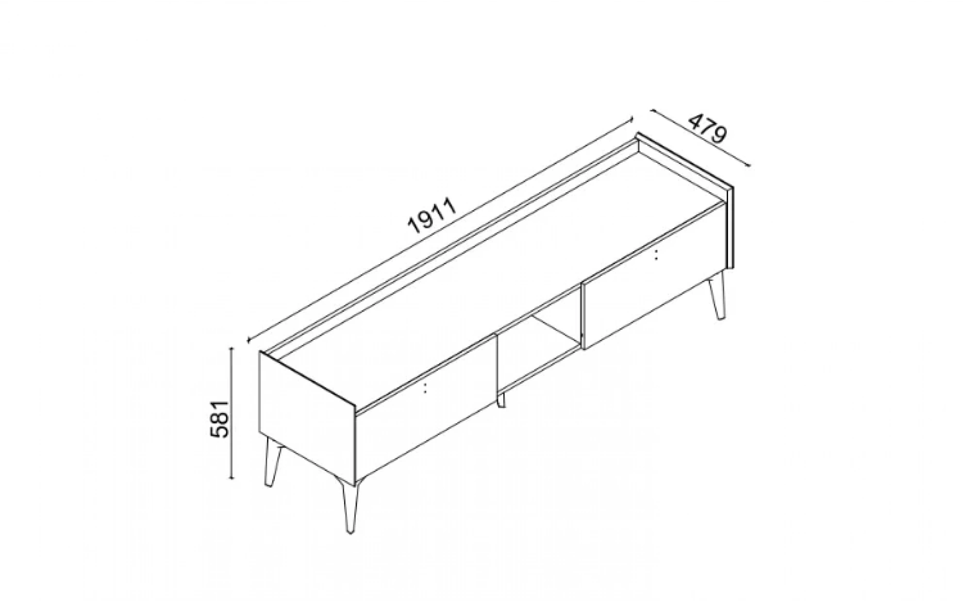 Hill Tv Alt Ünite - 191 Cm