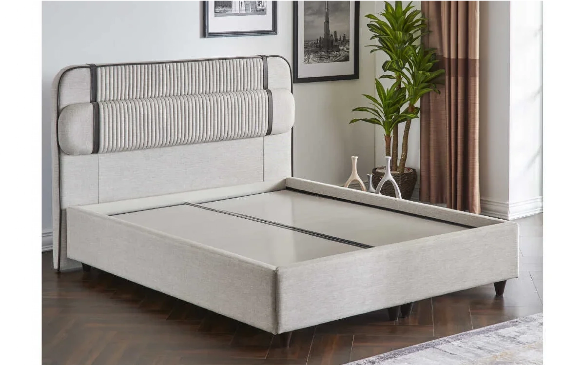 Linea Başlıksız Bazalı Karyola - 160 Cm