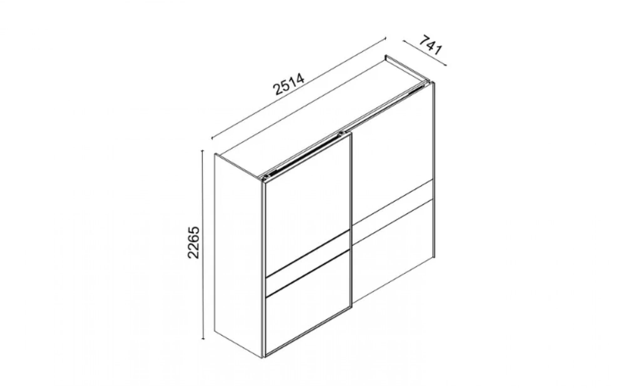 Metropol Sliding Door Wardrobe