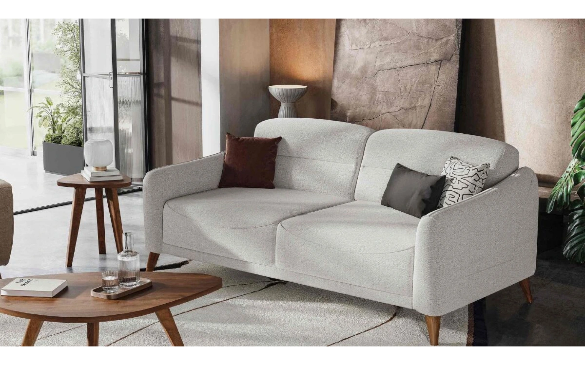 Mira Sandıklı 3-Seater Sofa