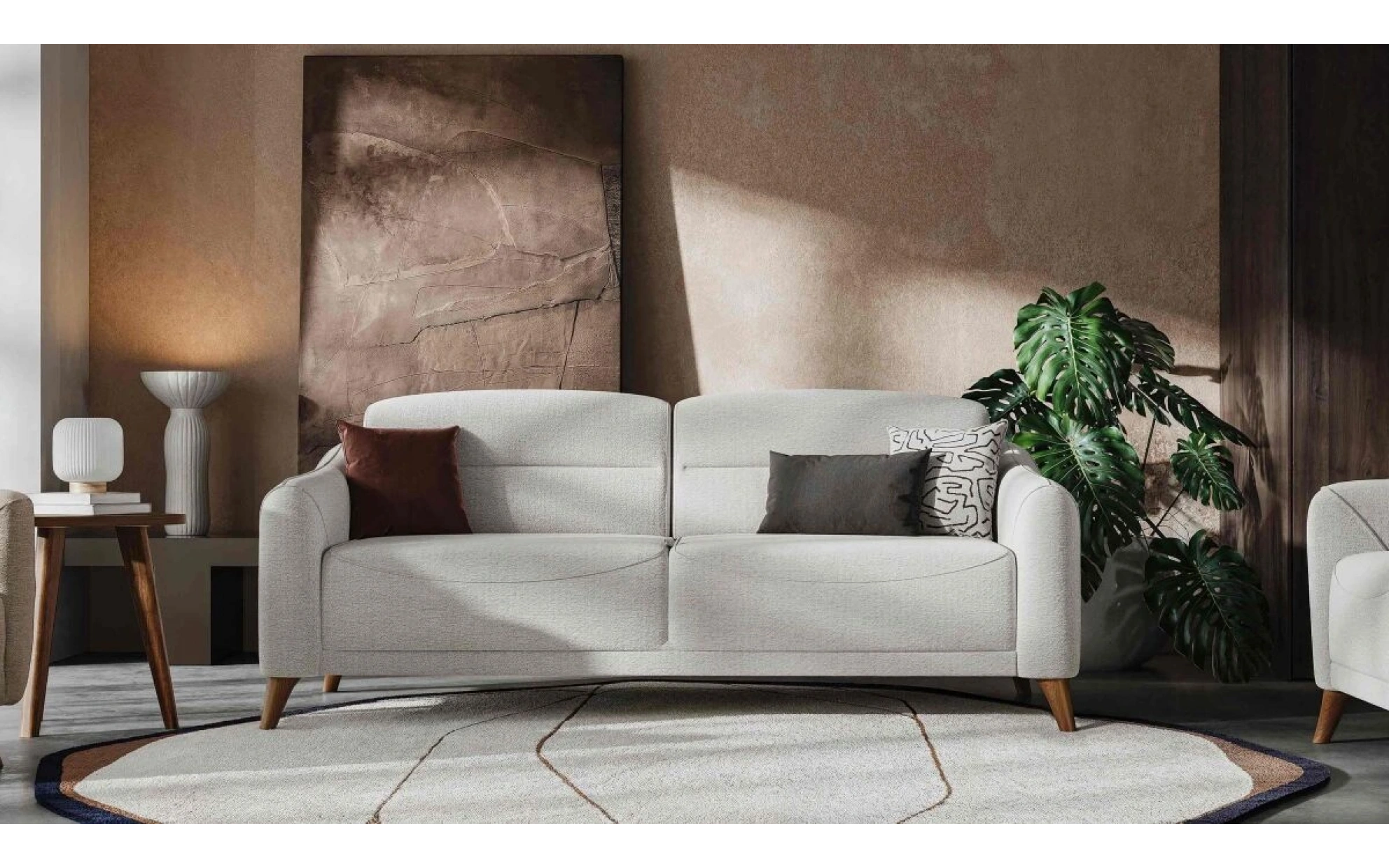 Mira Sandıklı 3-Seater Sofa