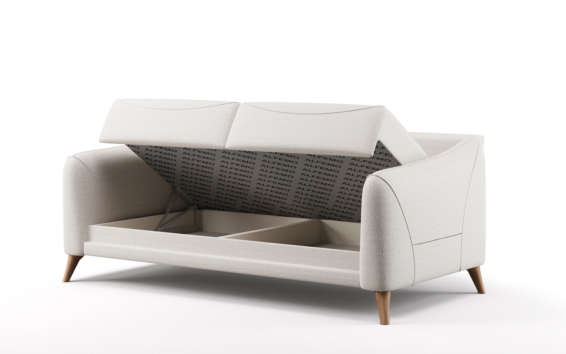 Mira Sandıklı 3-Seater Sofa