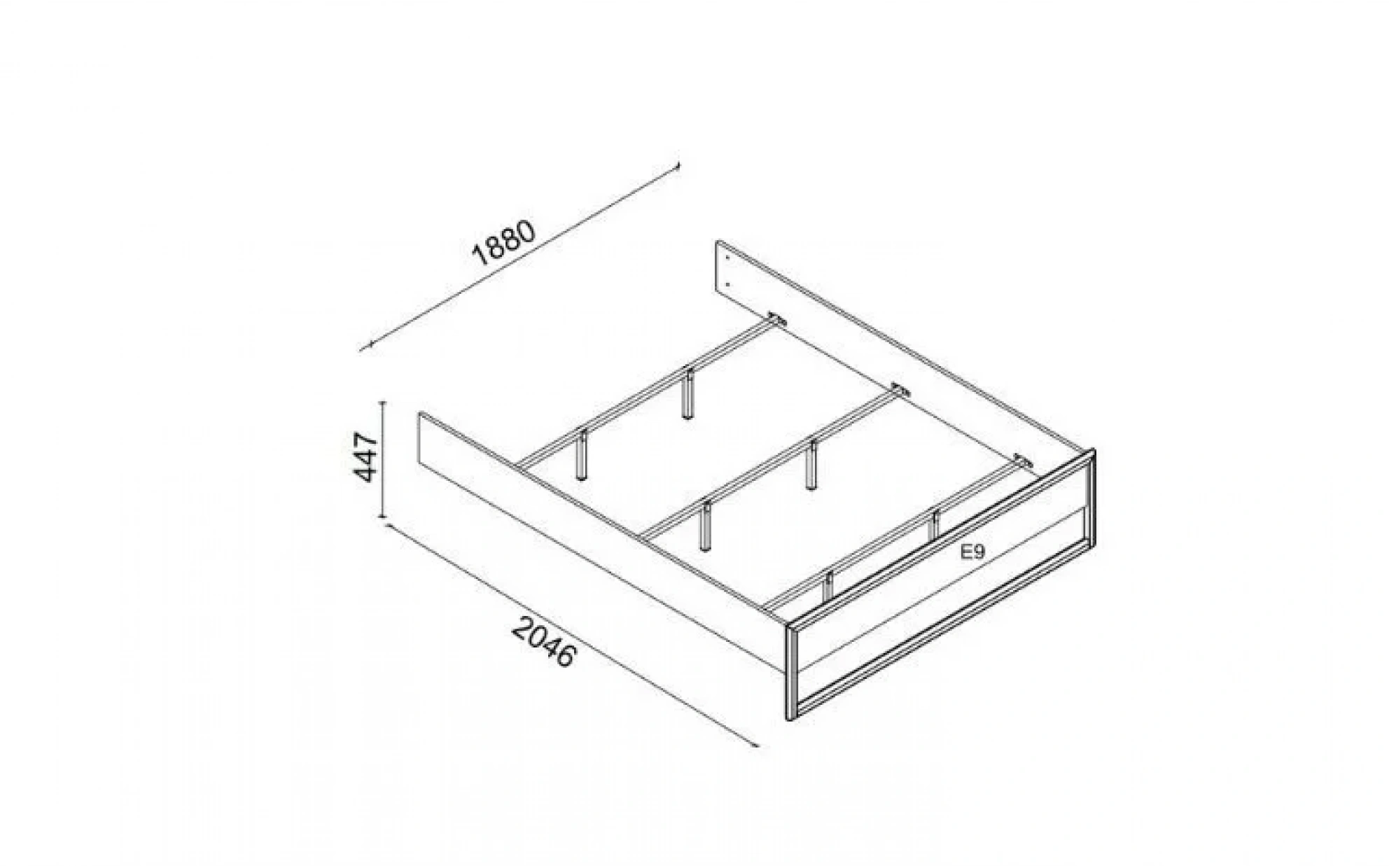 Narva Bed Frame - 180 cm