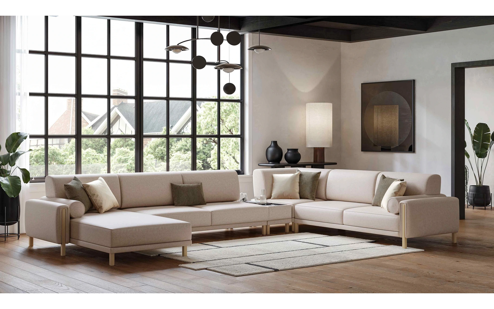 Nill Corner Sofa Set