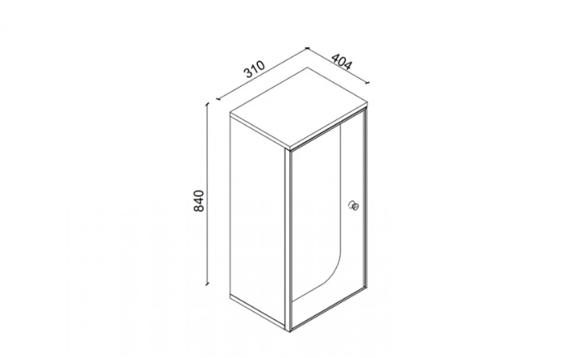 Oasis TV Top Wall Module