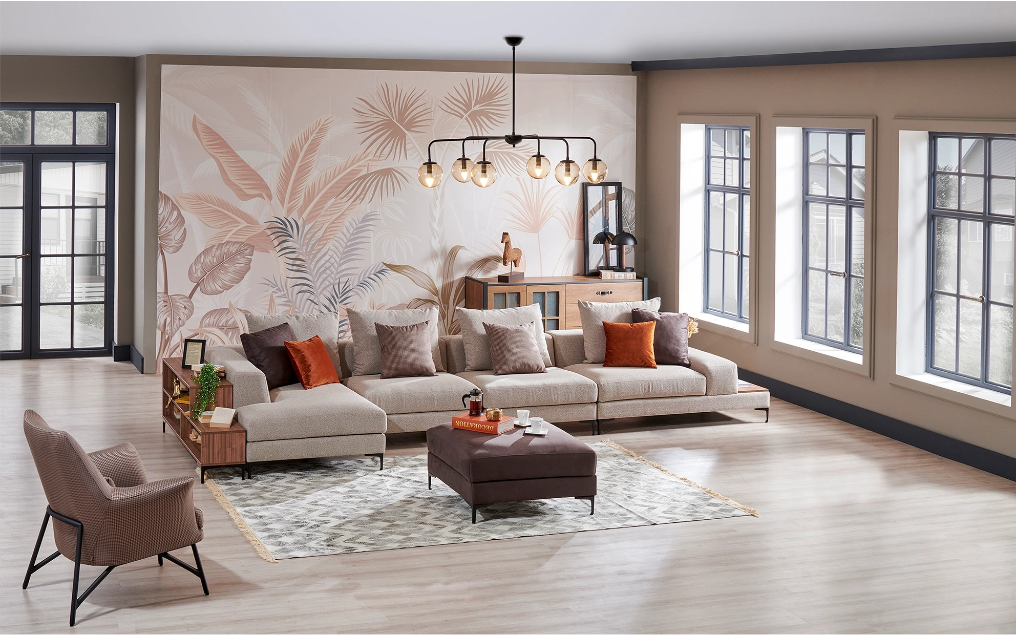Palermo Corner Sofa Set