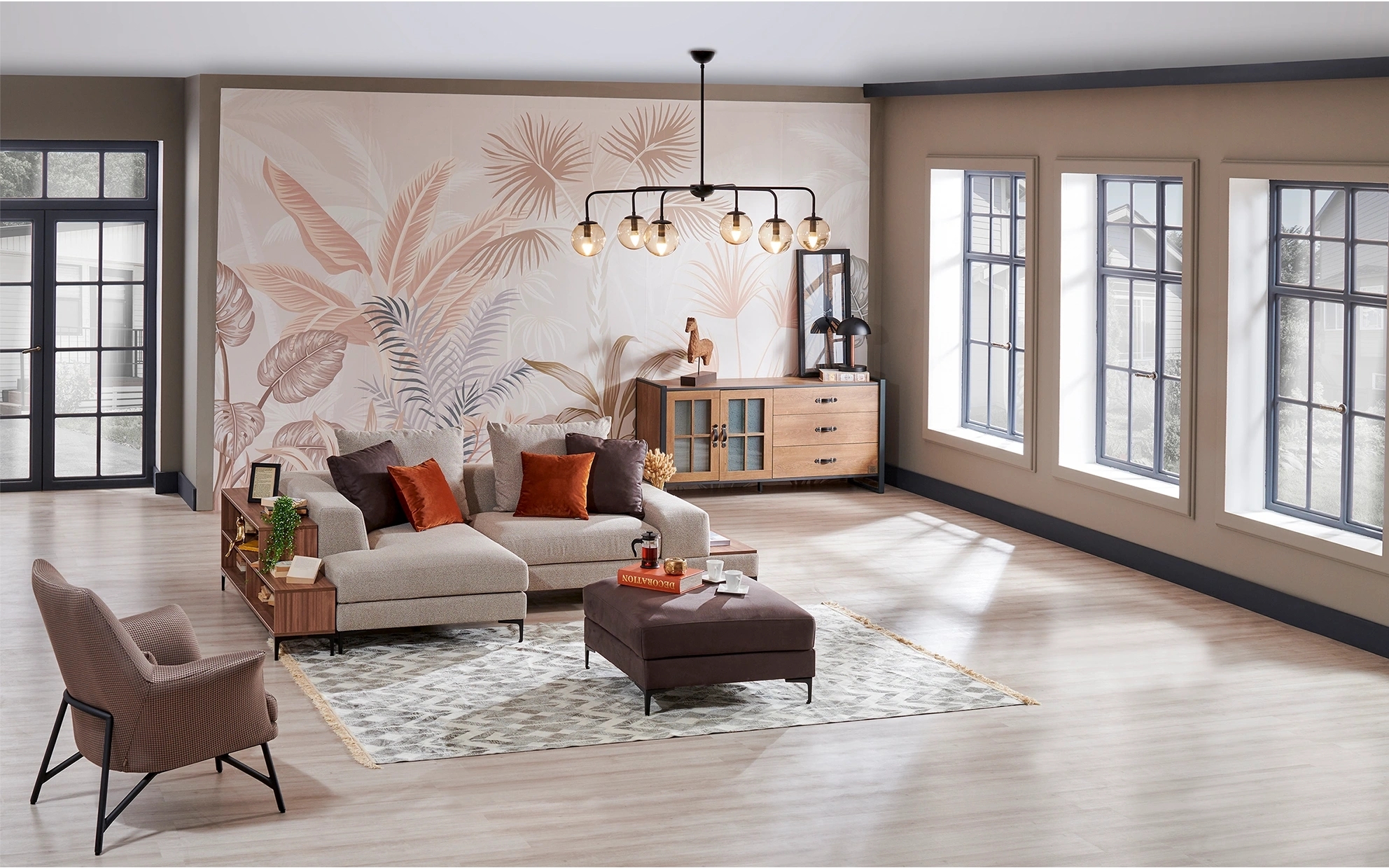 Palermo Corner Sofa Set