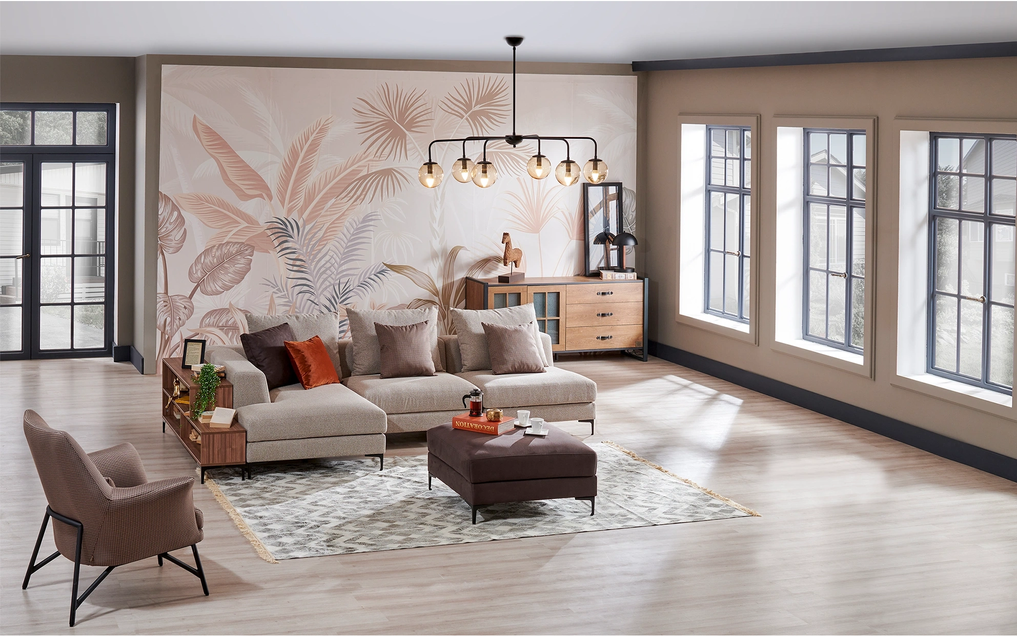 Palermo Corner Sofa Set