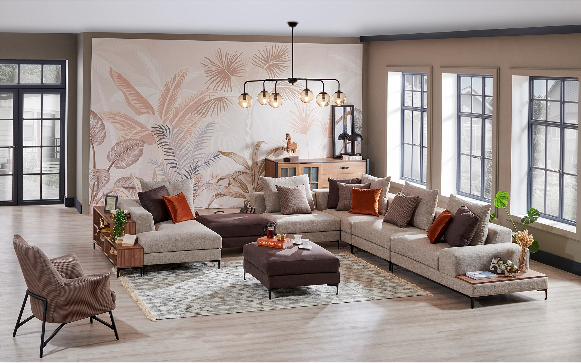Palermo Corner Sofa Set