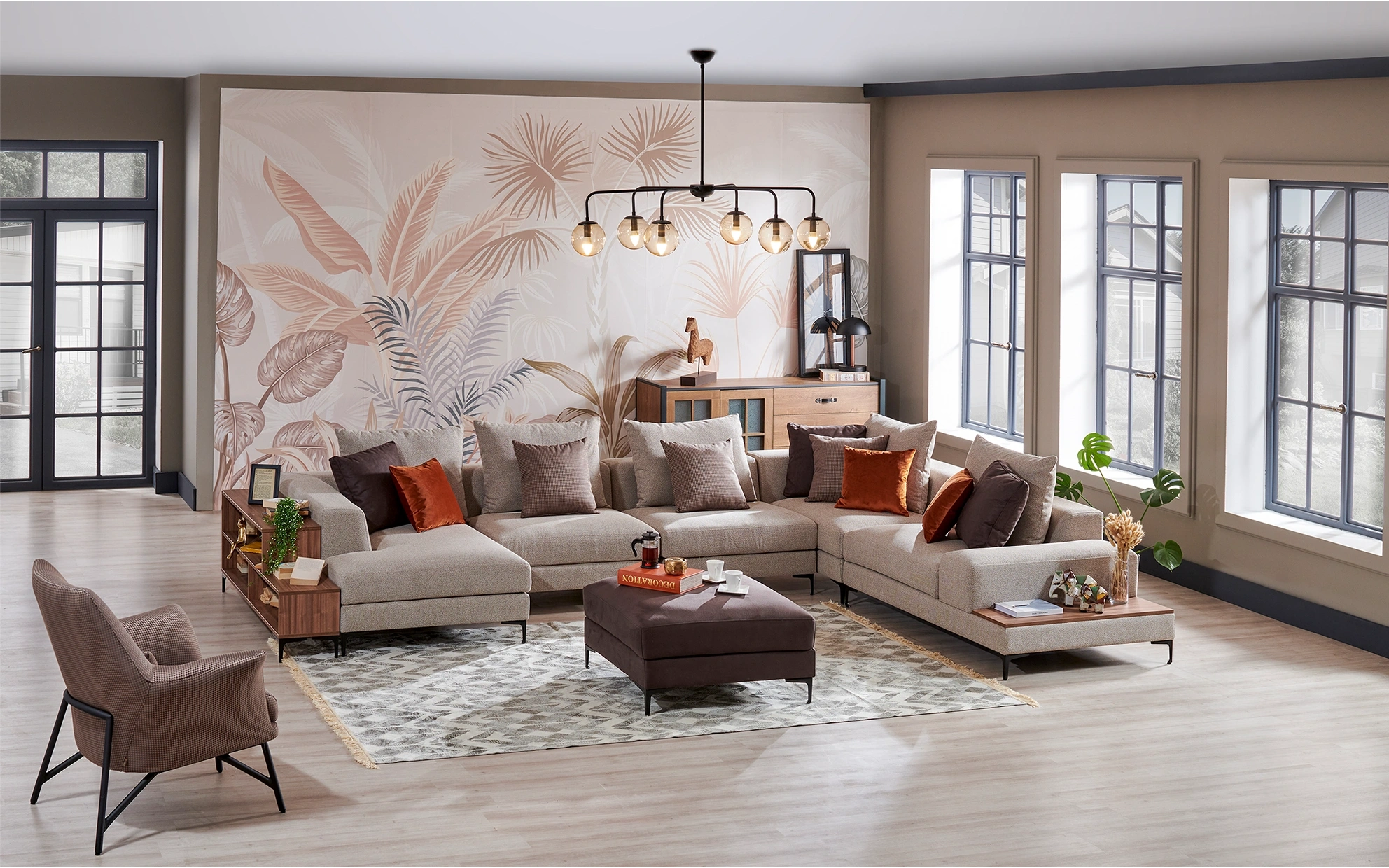 Palermo Corner Sofa Set