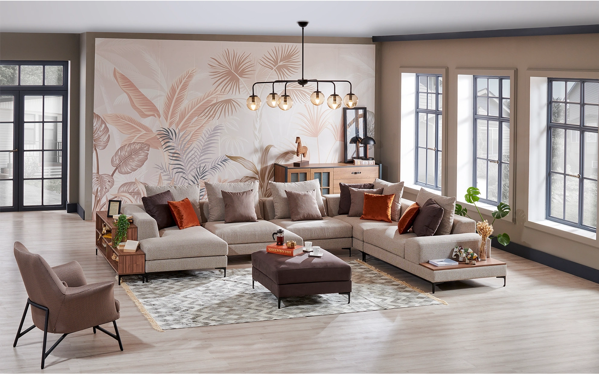 Palermo Corner Sofa Set