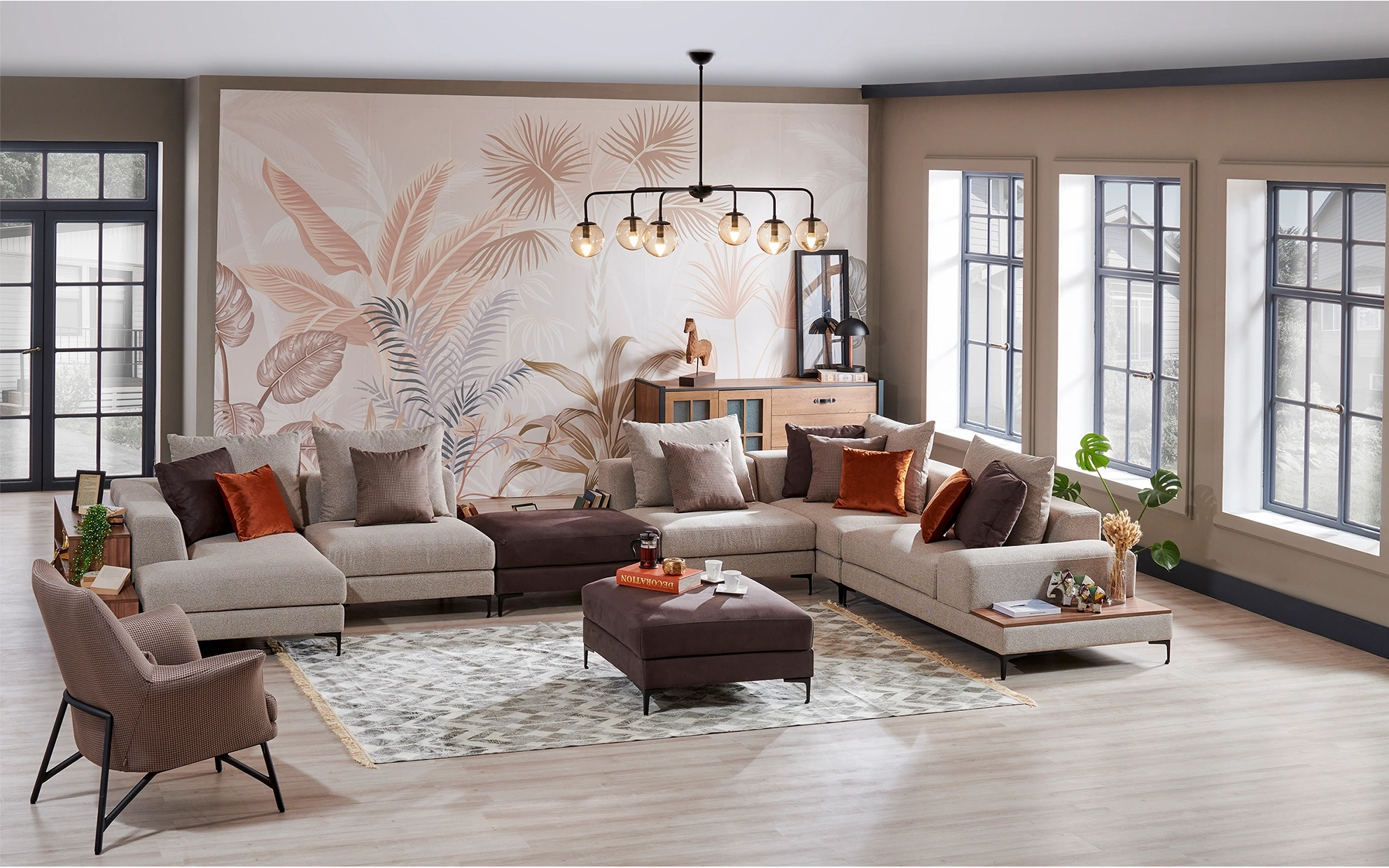 Palermo Corner Sofa Set