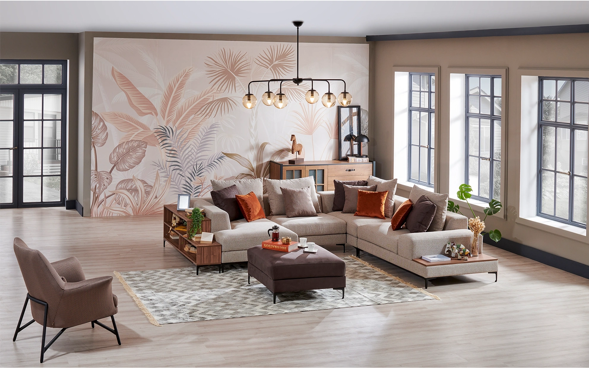 Palermo Corner Sofa Set