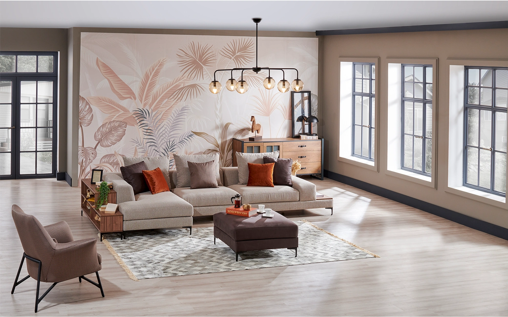 Palermo Corner Sofa Set
