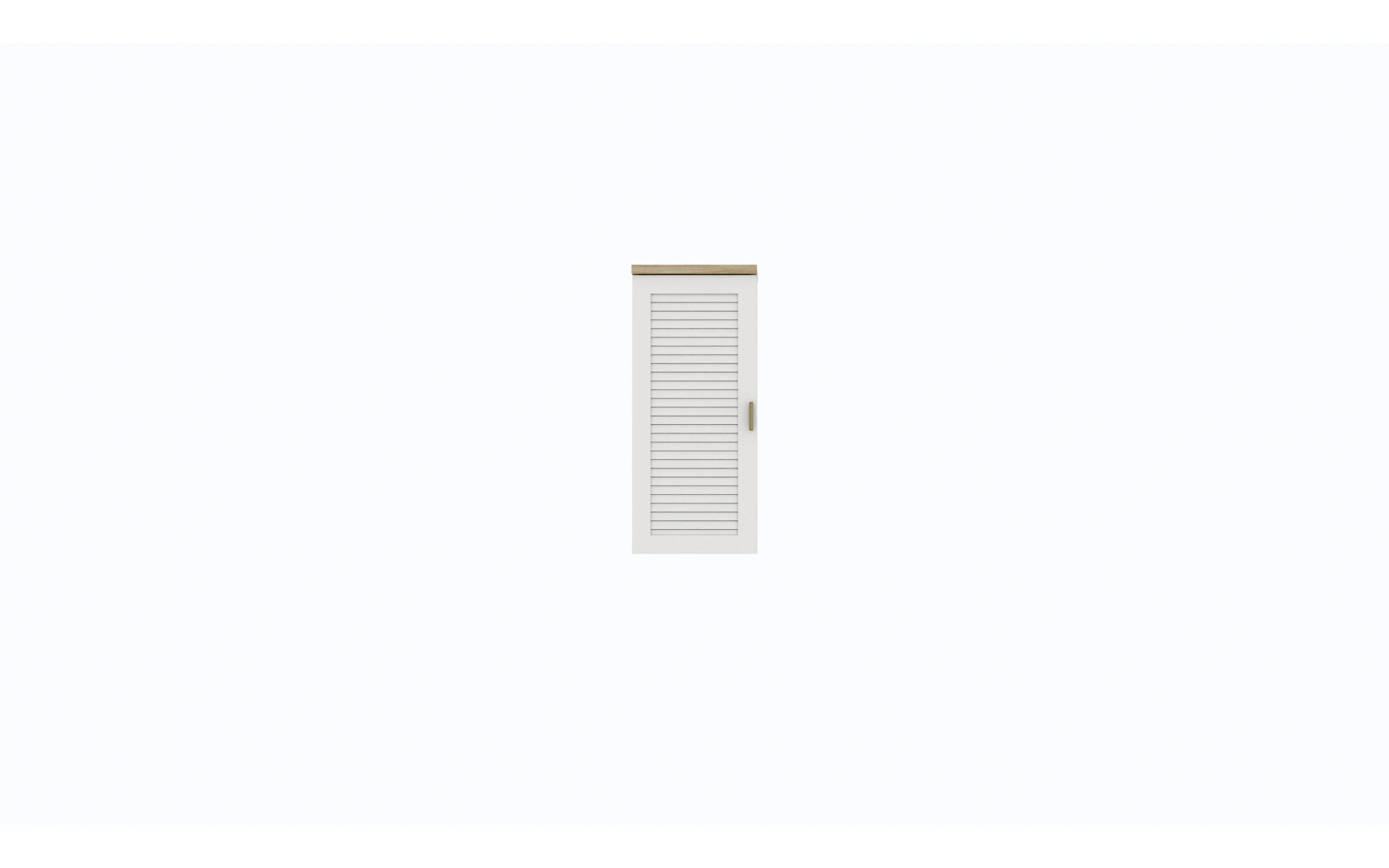 Rovena TV Top Suspended Cabinet - Shutter Cover