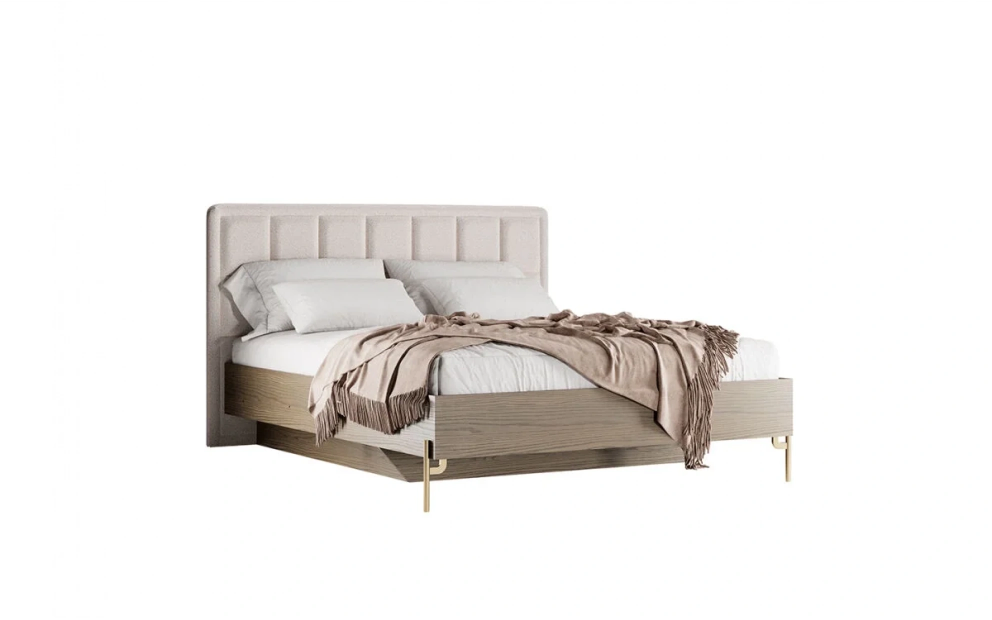 Sepia Başlıksız Bazalı Karyola - 160 Cm