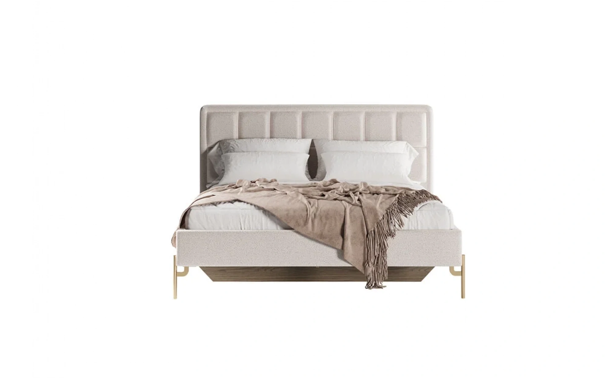 Sepia Başlıksız Bazalı Karyola - 160 Cm