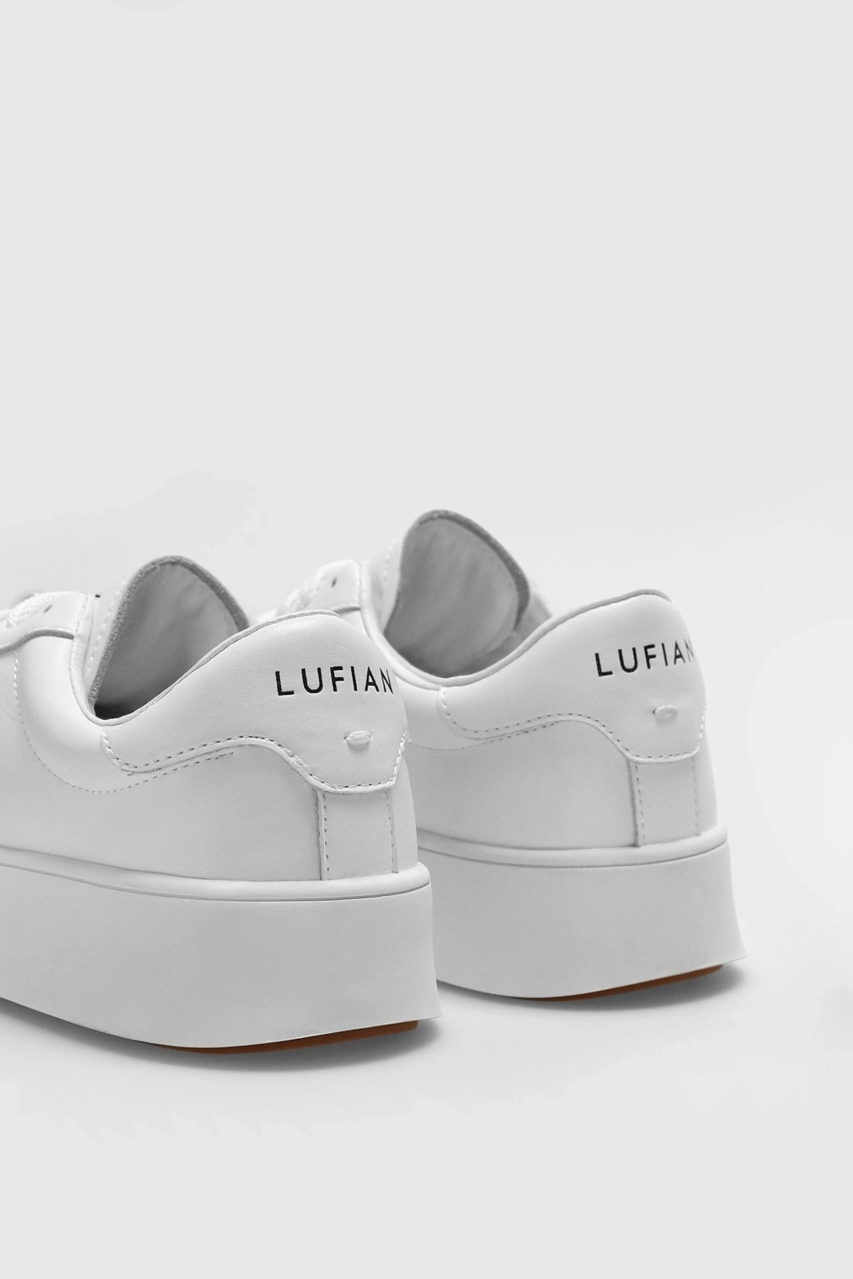 LUFIAN ADEL KADIN DERİ SNEAKER AYAKKABI BEYAZ