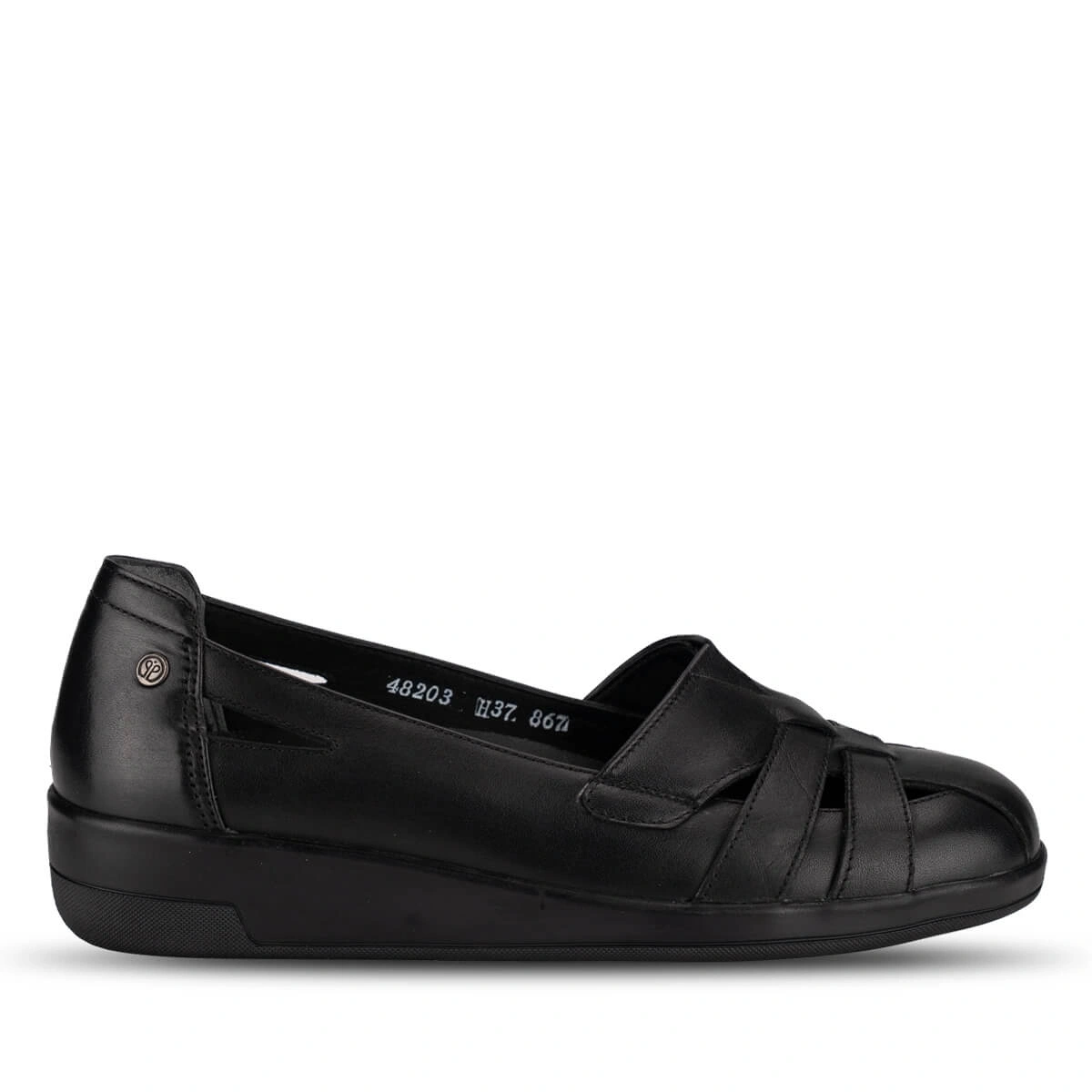 FORELLİ VANESA-H KADIN DERİ COMFORT AYAKKABI SİYAH