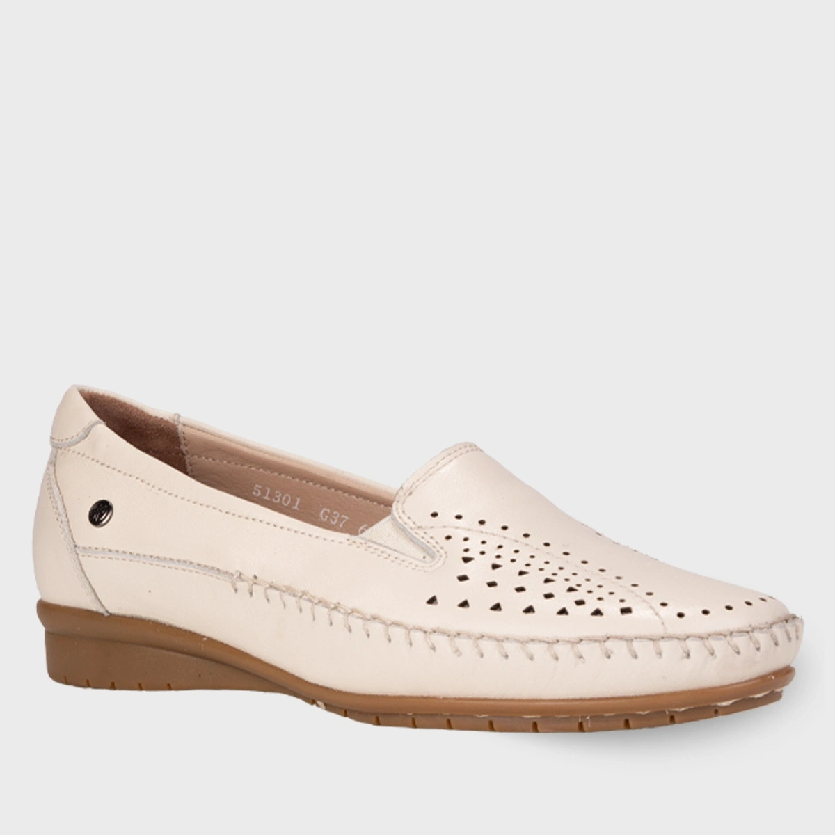 FORELLİ TERESA-G KADIN DERİ COMFORT AYAKKABI BEJ