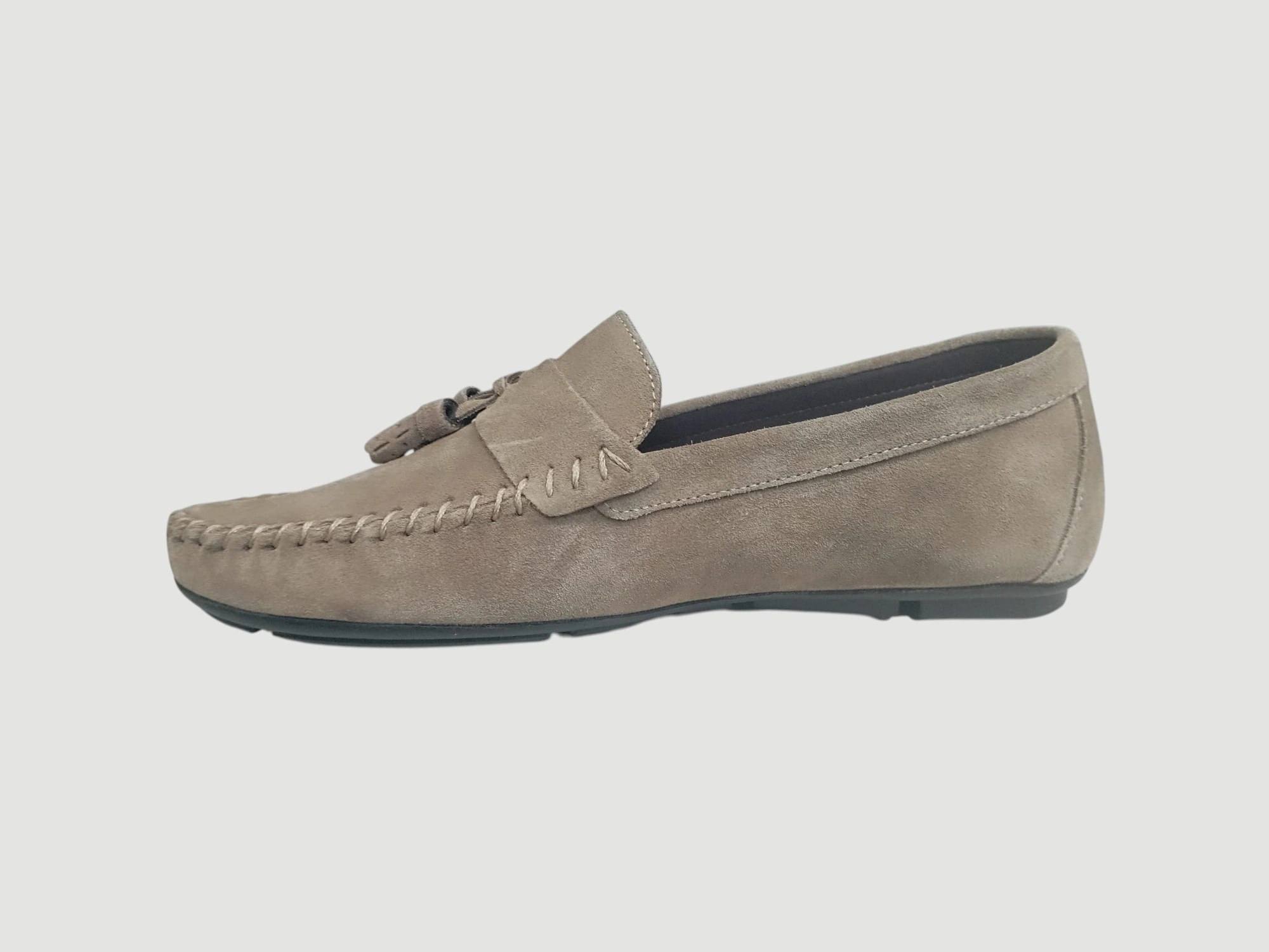 VOYAGER 4183 ERKEK DERİ PÜSKÜLLÜ LOAFER AYAKKABI KUM SÜET