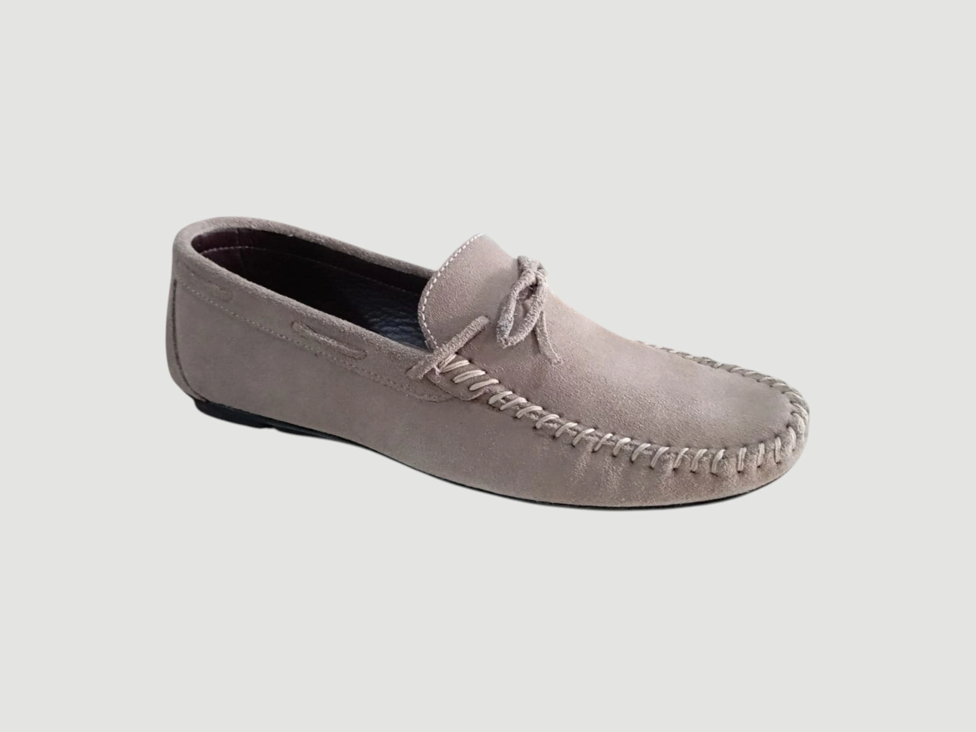 VOYAGER 4187 ERKEK DERİ İPLİ LOAFER AYAKKABI KUM SÜET