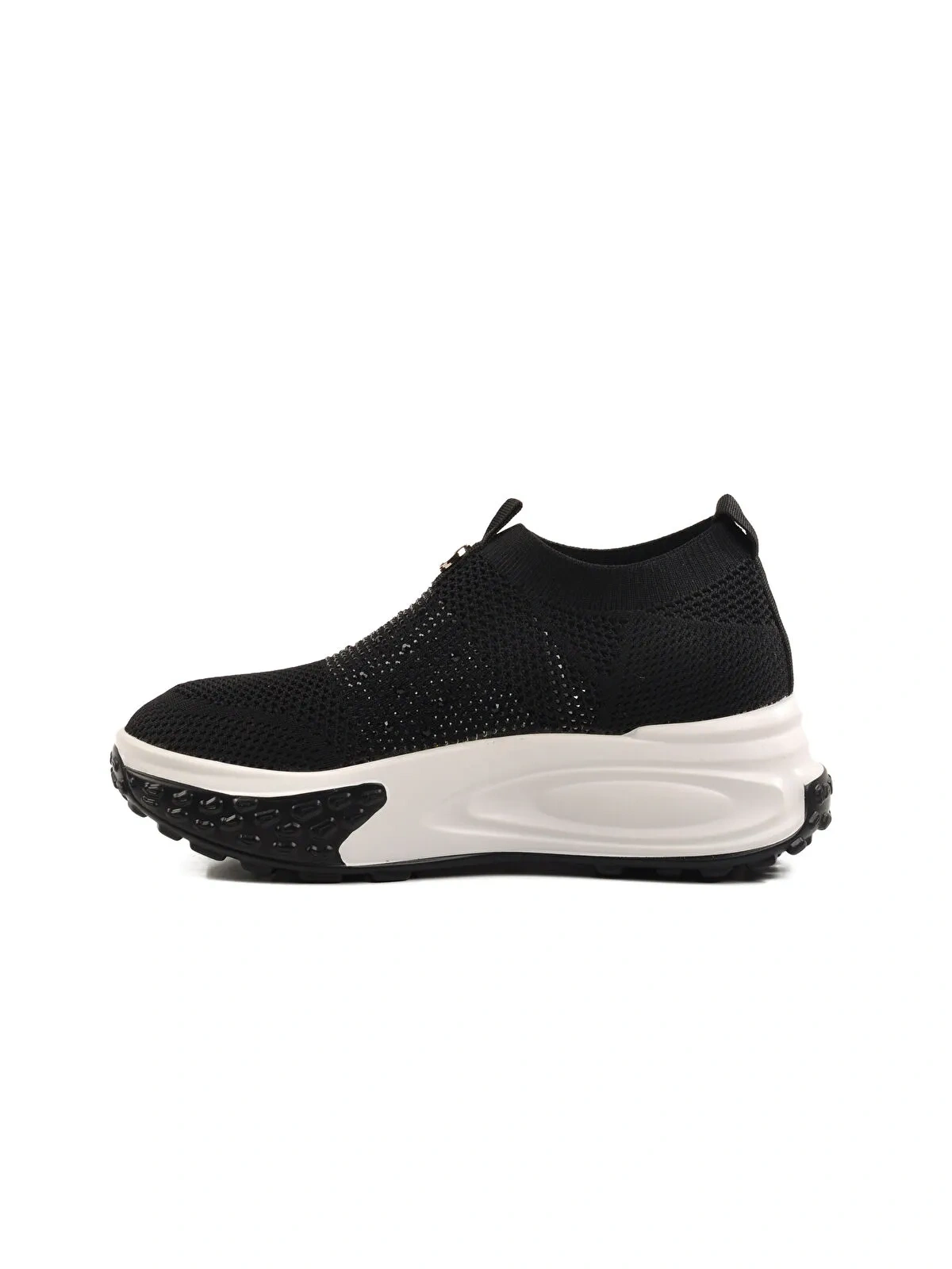 GUJA 26Y305-4 KADIN STREÇ TRİKO HAFİF GÜNLÜK SPOR AYAKKABI SİYAH