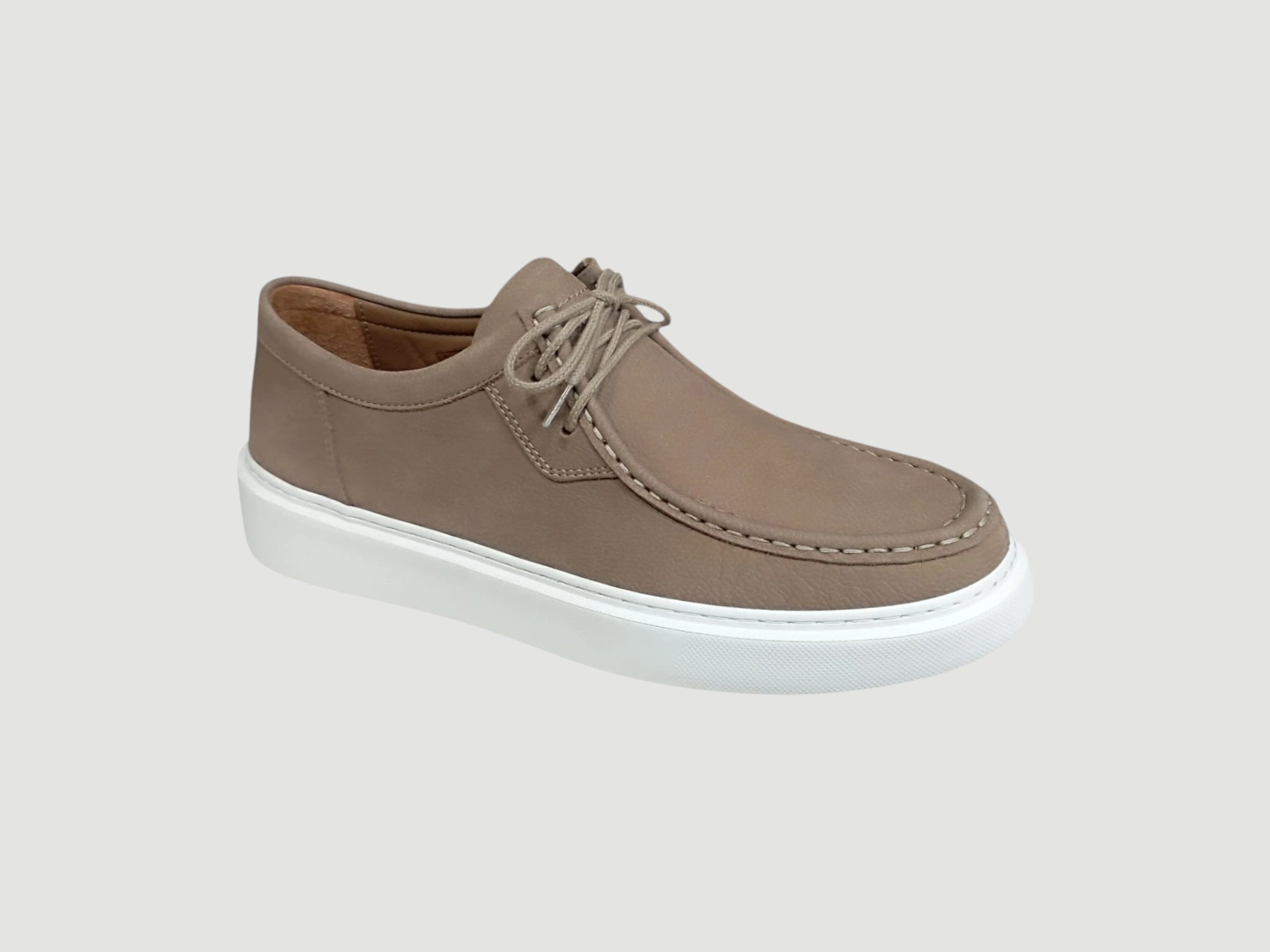 VOYAGER 6796 ERKEK DERİ GÜNLÜK AYAKKABI KUM