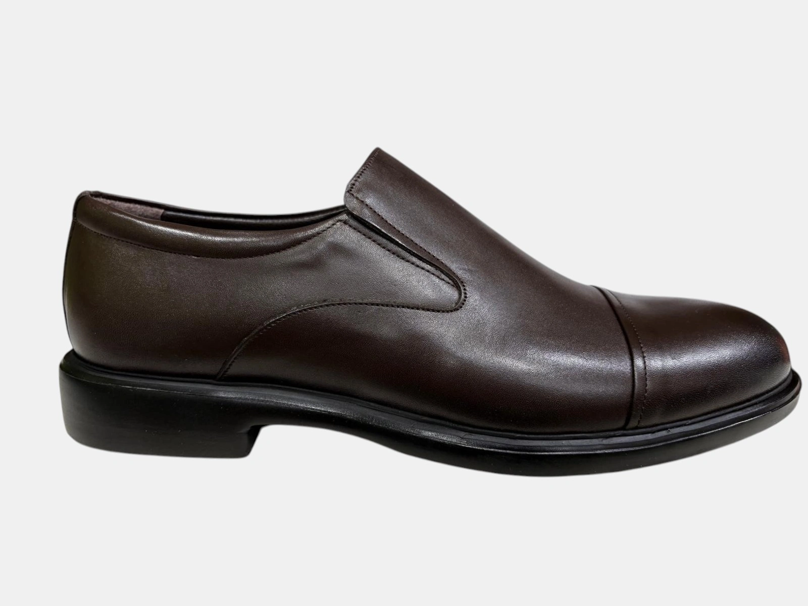 YAVUZLAR İY-1021 ERKEK DERİ DÜZ HAFİF KLASİK AYAKKABI KAHVE